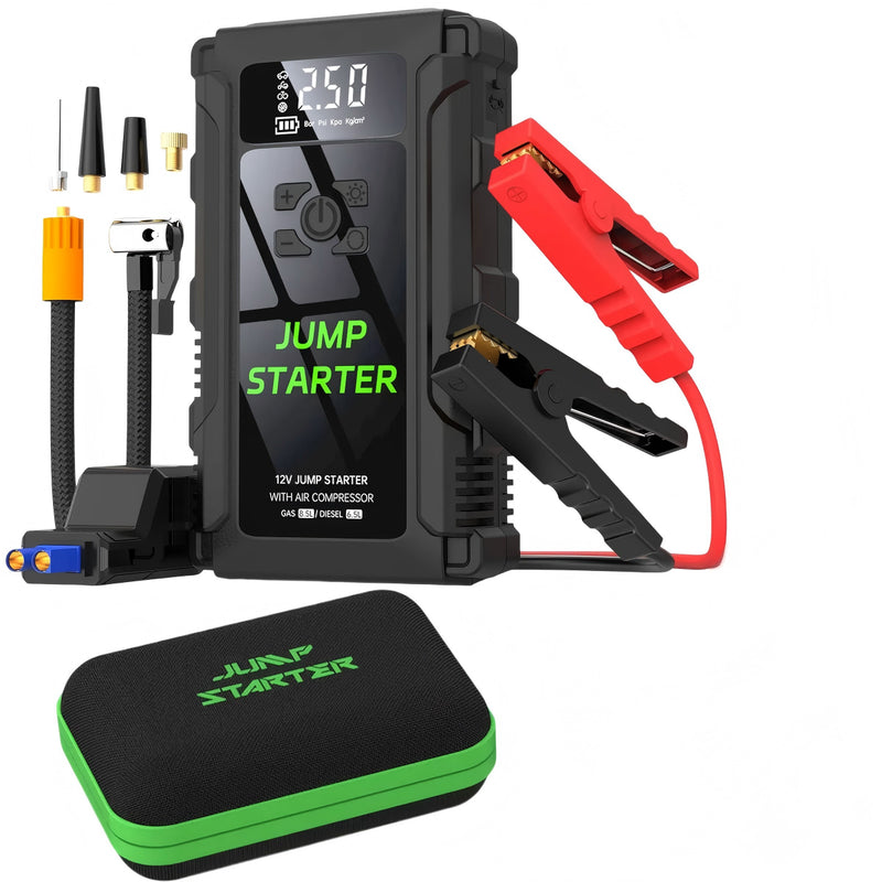 4-in-1 car booster and tyre inflator