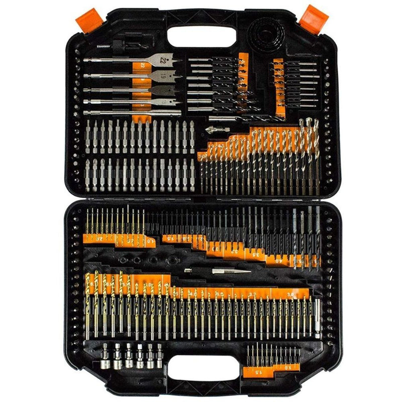 246-piece drill and screwdriver bit set