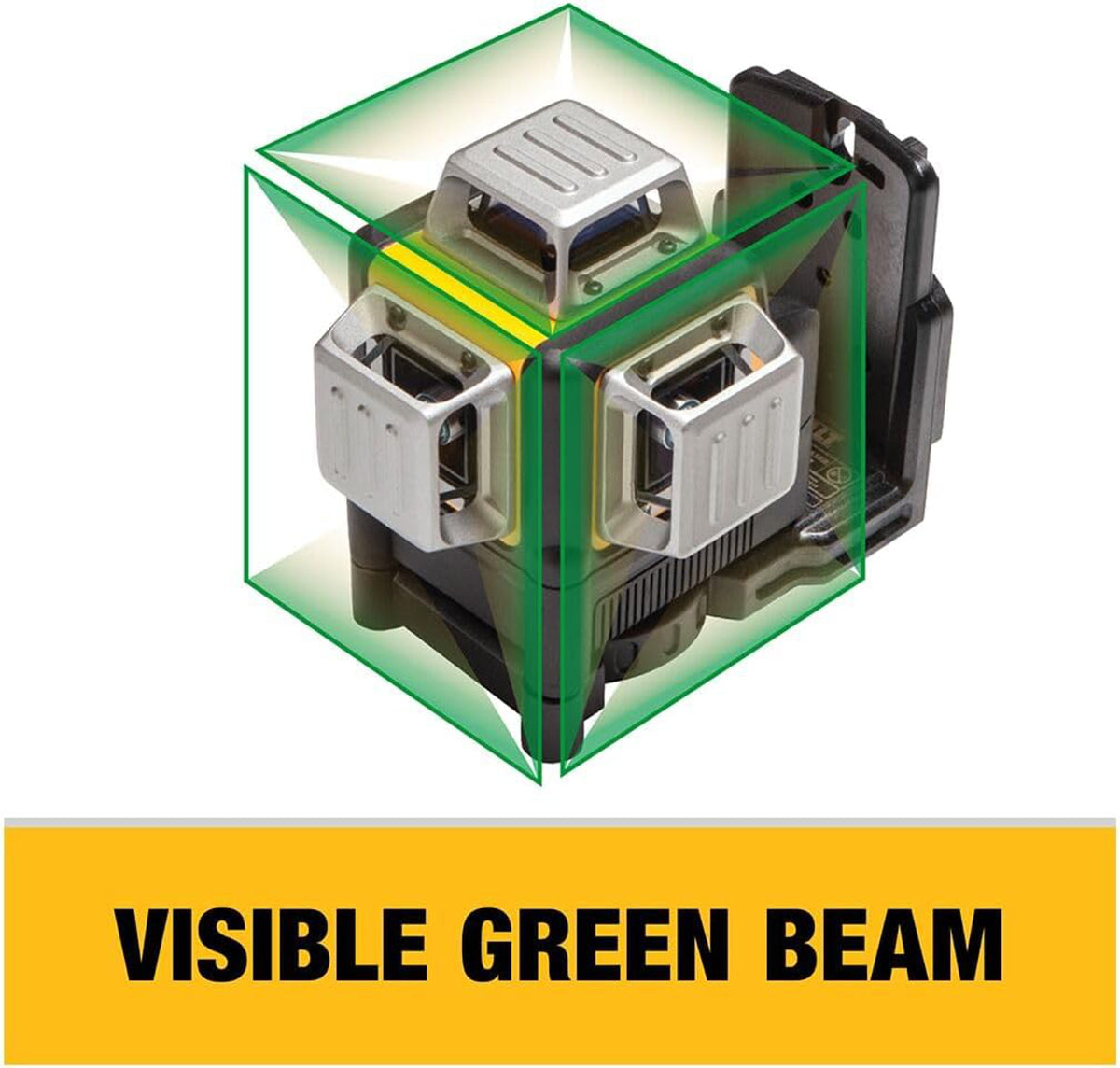 Al&Afa laser level projecting three 360° green planes