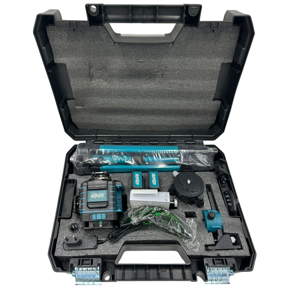 Al&Afa Industrial 4D 16 Line Green Laser Level, Tripod, Remote & Case