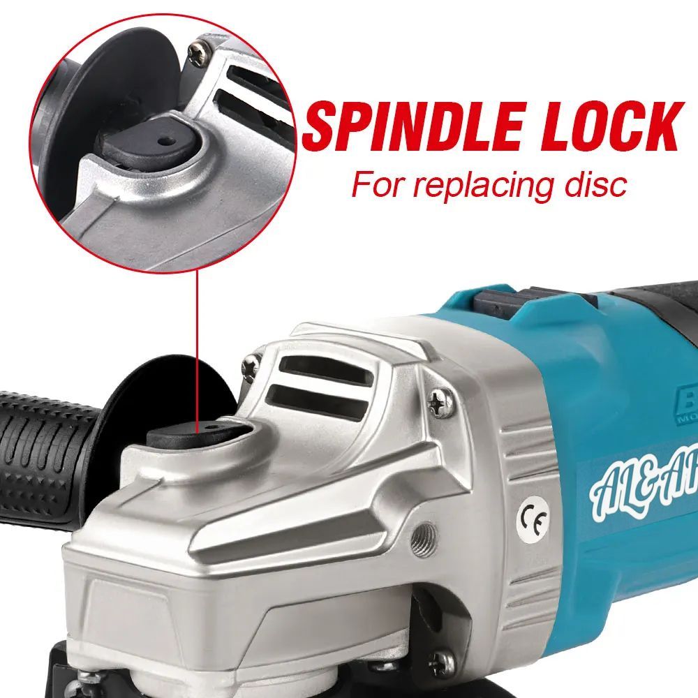 Al&Afa 7 Speed Cordless Brushless Angle Grinder, 2 Batteries & Case
