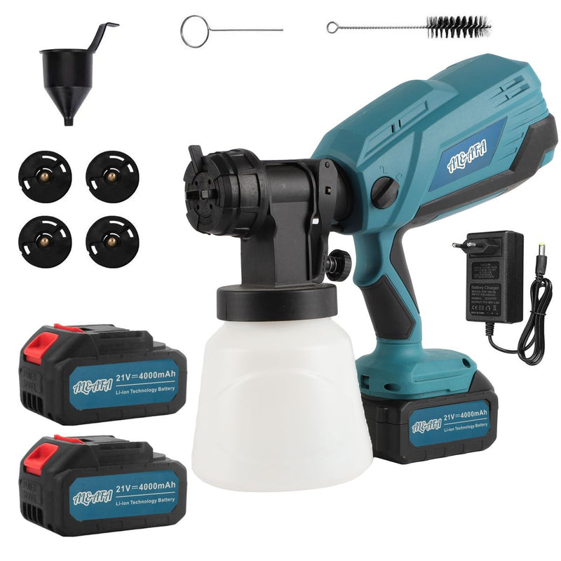 Cordless paint sprayer