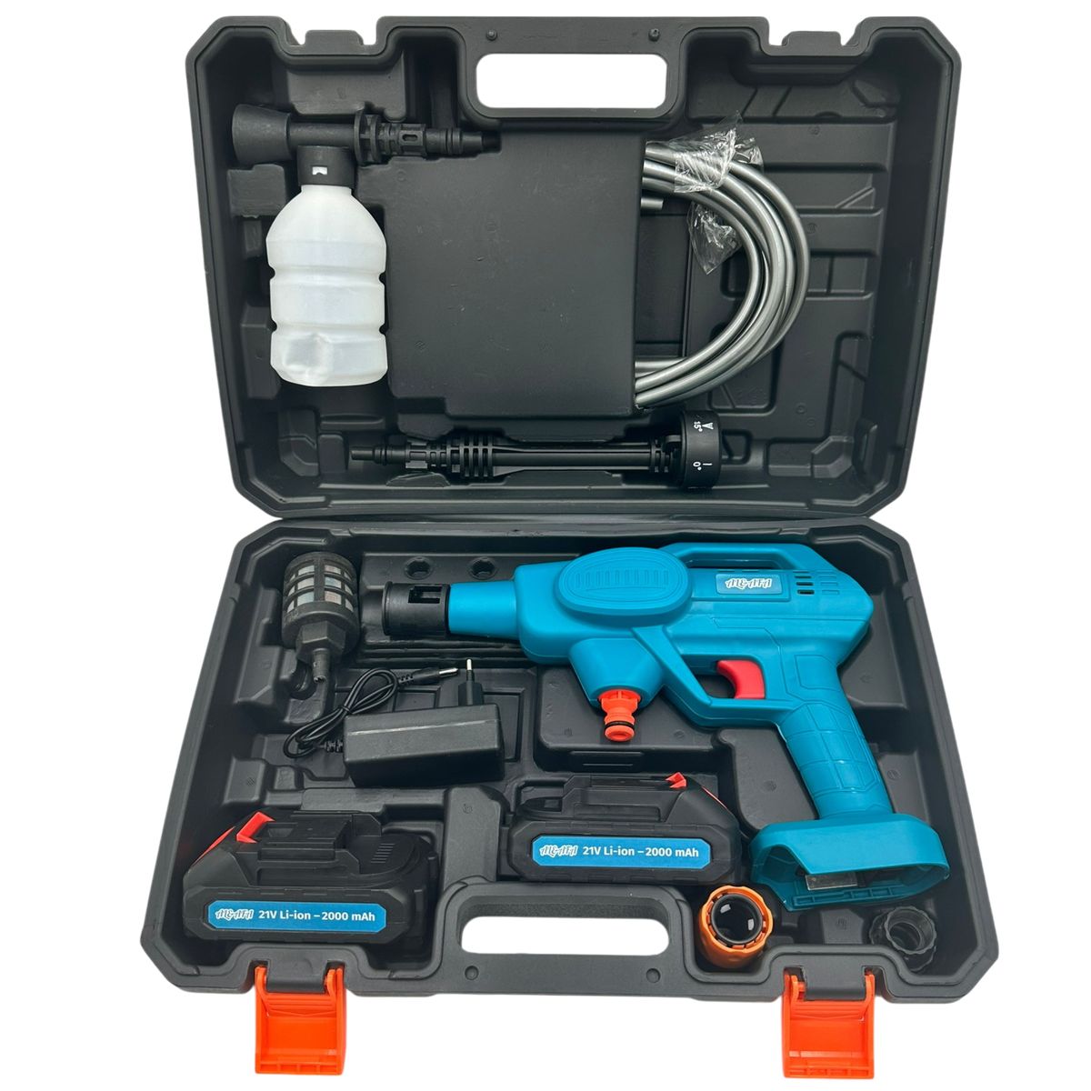 Al&Afa - Cordless Pressure Washer Gun with 2 Batteries, Accessories & Case