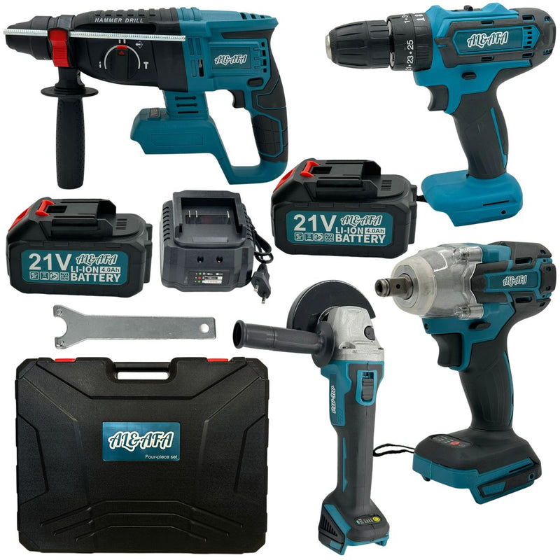 4-piece brushless tool set