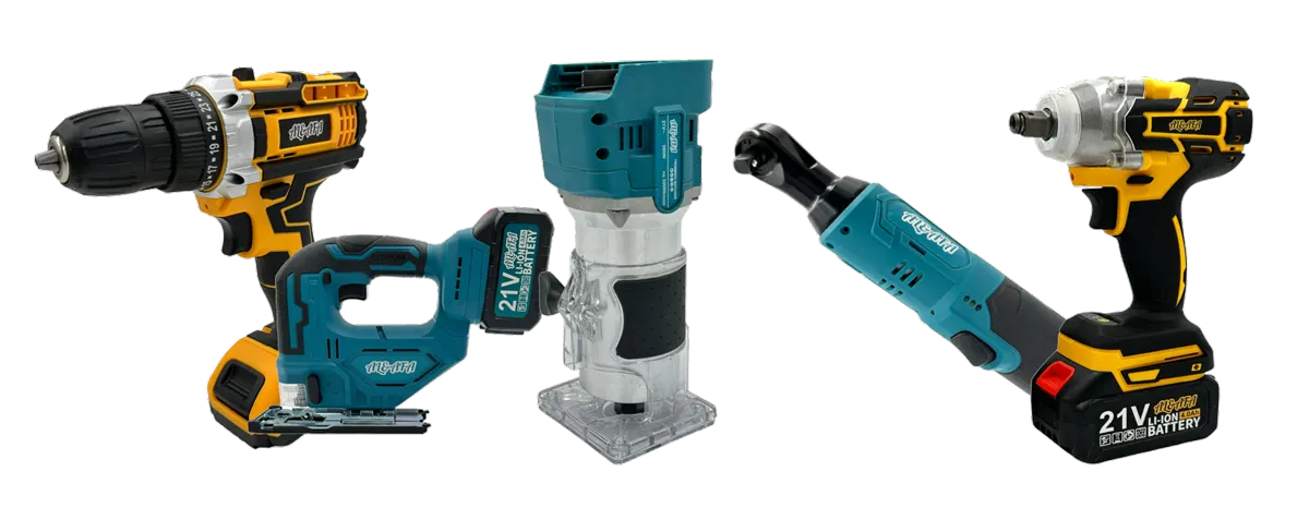 The Al&Afa cordless tool range